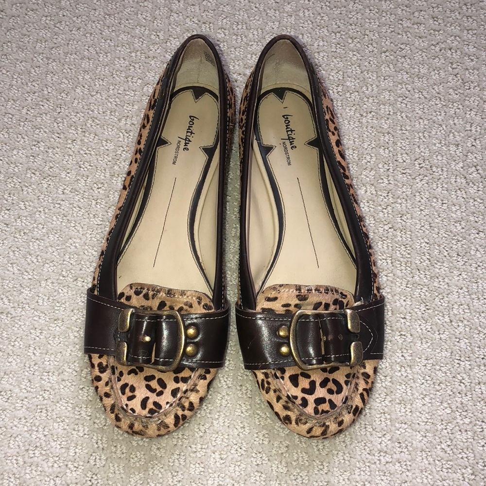 Cheetah Buckle Flats
